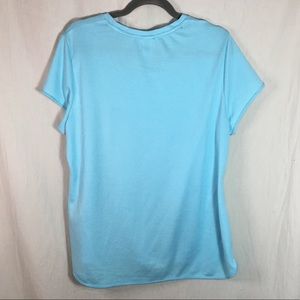 Avia Tops - Avia Women’s XXL Workout Shirt Powder Blue Avia Tops - Avia Women’s XXL Workout Shirt Powder Blue